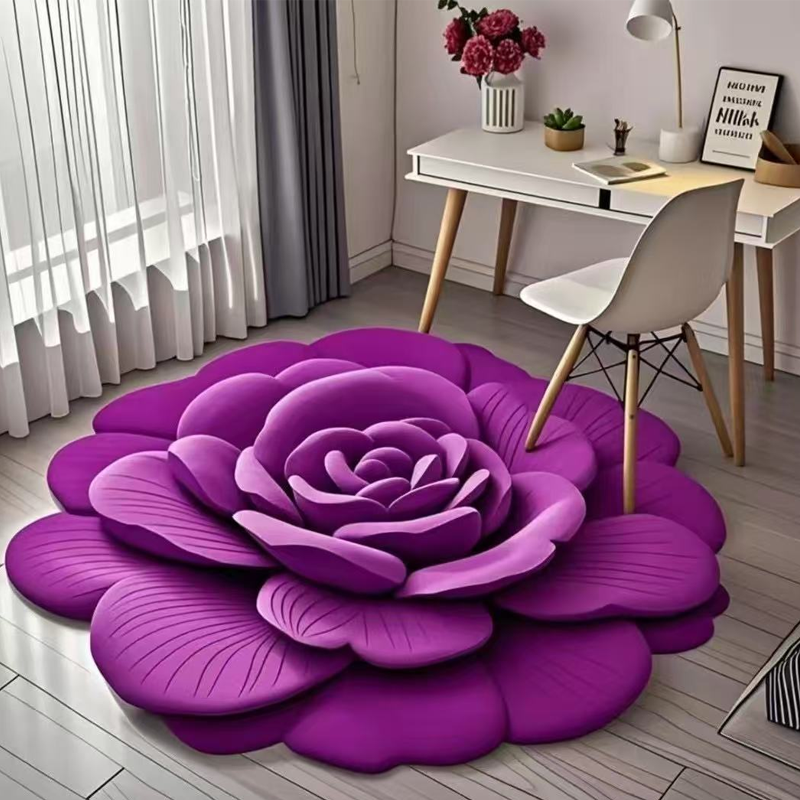 🔥 Promoție 🌺 Covorașă din pământ de diatomee din pluș floral