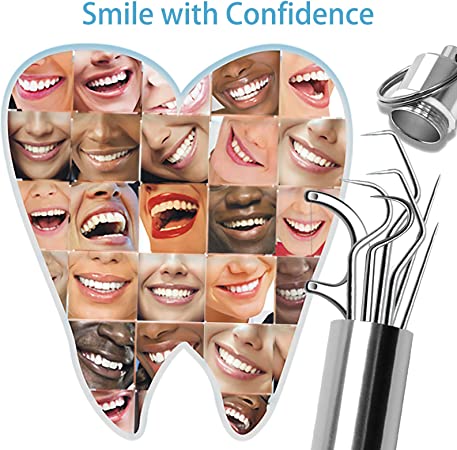 🦷Set de scobitori din oțel inoxidabil