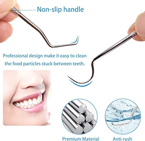 🦷Set de scobitori din oțel inoxidabil
