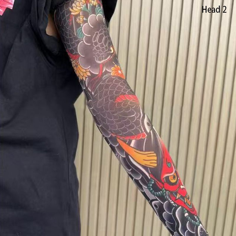 🔥Nouă tendință ❤️🔥 Mâneci de soare ultra-subțiri cu model de tatuaje