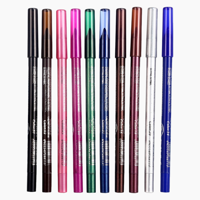 💕10 creioane de ochi în gel colorate