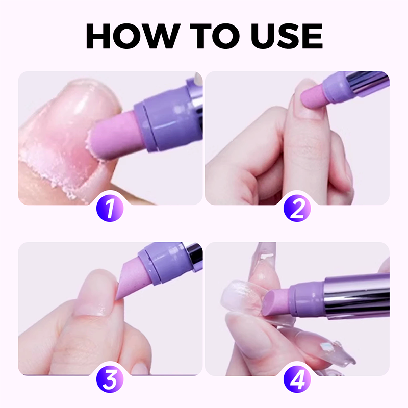 【Cumpără 1, primești 2 gratuit】💜 Stilou pentru unghii 3 în 1