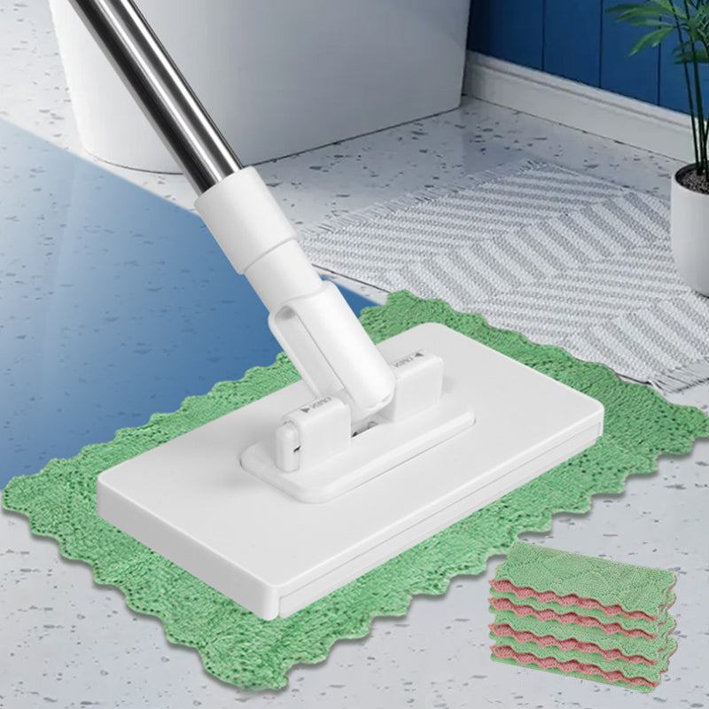 💥Mop de praf de unică folosință cu 4 lavete reutilizabile