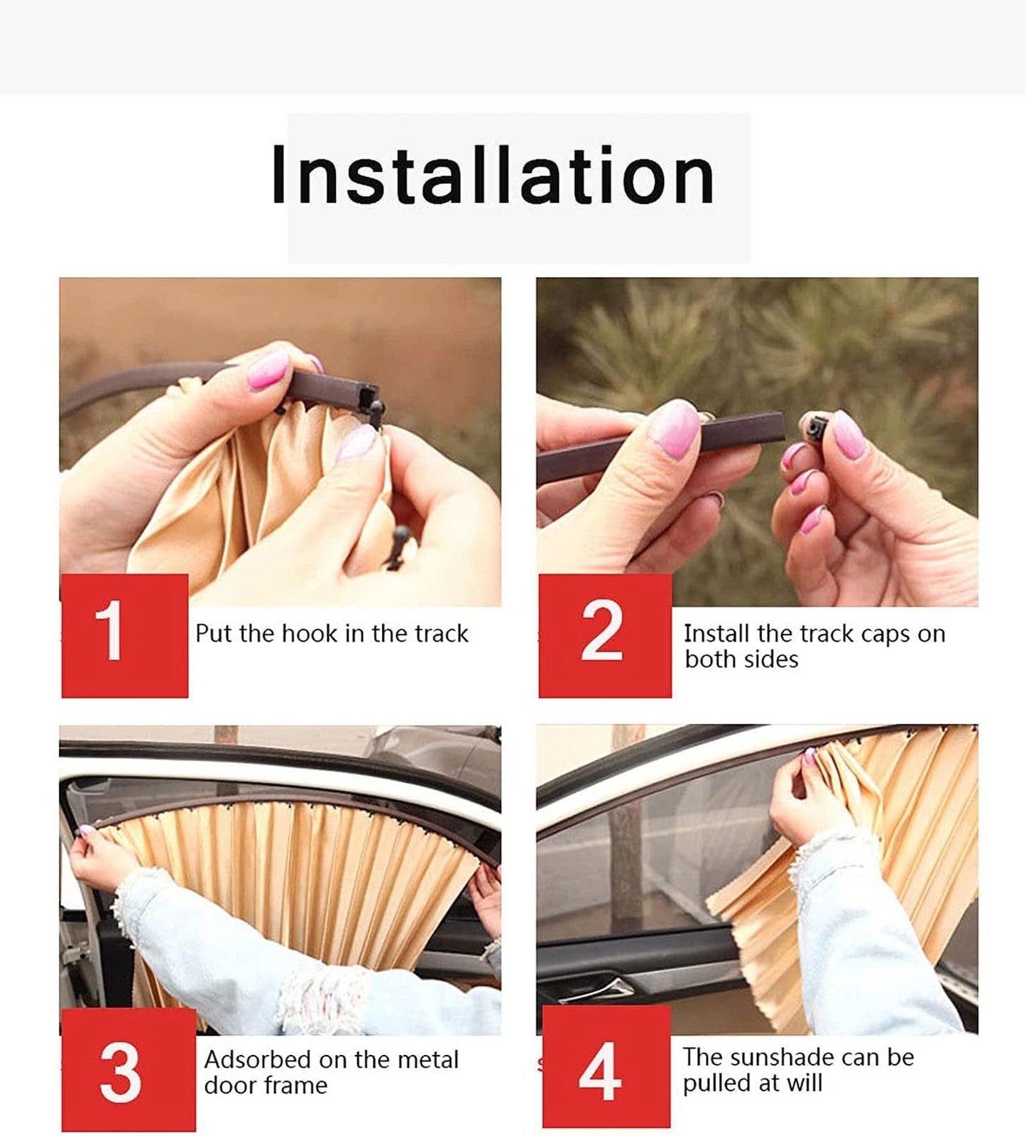 🔥Vizieră magnetică universală pentru geamul lateral al mașinii