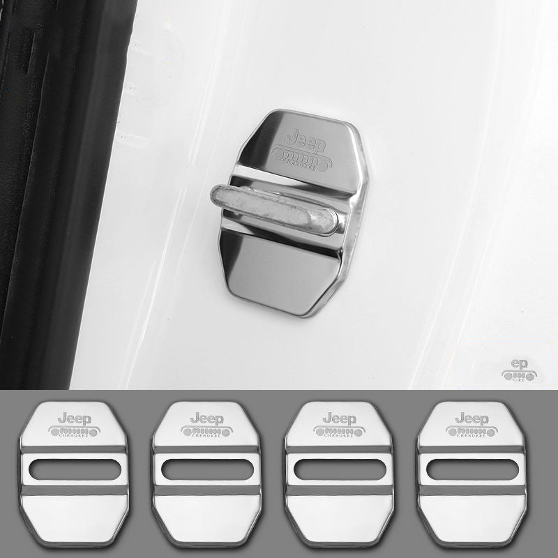 Promoție ✨50% reducere ✨Capac protector anticoroziv pentru încuietoarea ușii auto din oțel inoxidabil 🔥4 buc 🔥