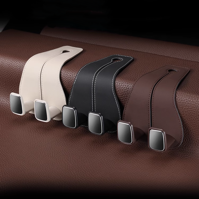 Cârlig premium pentru scaun auto LUXHOOK – Personalizare logo și economie de spațiu