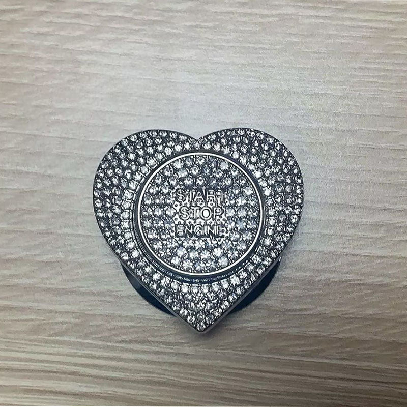 Promoție 2025🔥Carcasă de protecție cu pornire cu un singur buton, incrustată cu diamante