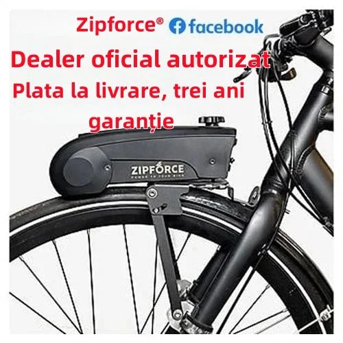 Motor de asistență pentru bicicletă Zipforce - Poate fi utilizat atât pe roțile din față, cât și pe cele din spate