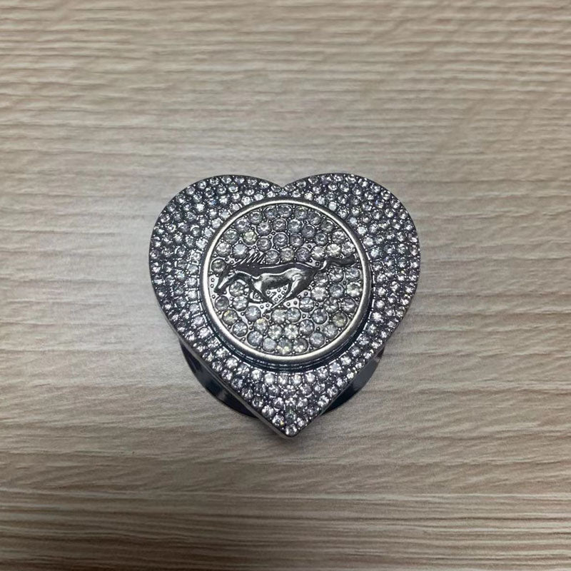 Promoție 2025🔥Carcasă de protecție cu pornire cu un singur buton, incrustată cu diamante
