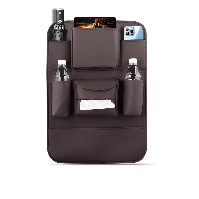 Organizator DriveEase pentru bancheta din spate – Organizator suspendat cu buzunare multiple și logo personalizat
