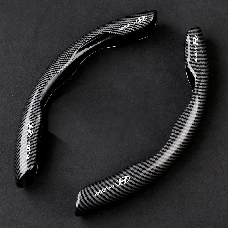 🔥Huse noi universale pentru volan din fibră de carbon (2 buc)❗Compatibile cu toate modelele