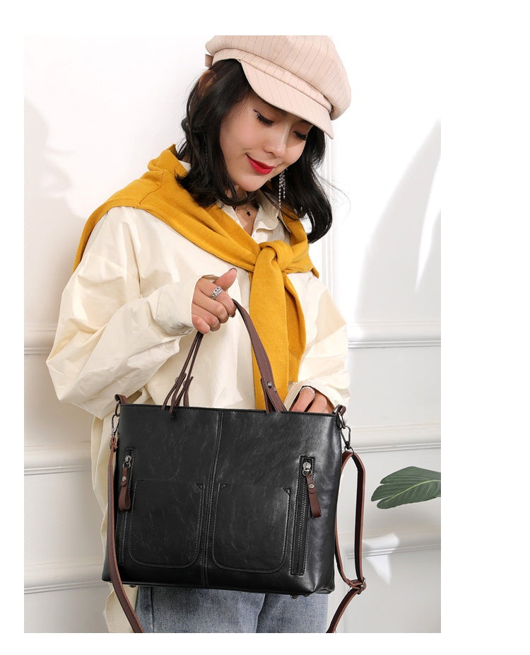 👜Geanta de umar din piele vintage de dama