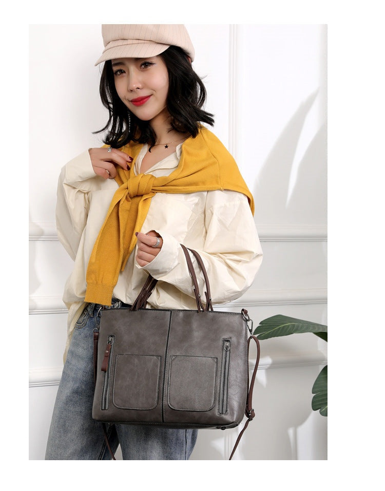 👜Geanta de umar din piele vintage de dama