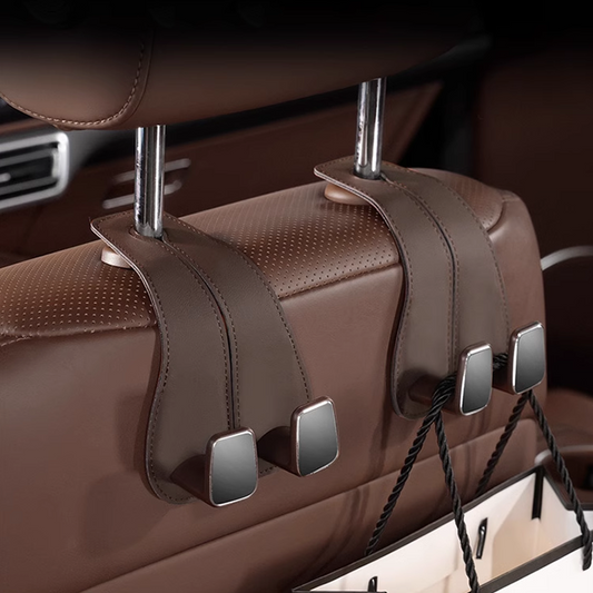 Cârlig premium pentru scaun auto LUXHOOK – Personalizare logo și economie de spațiu
