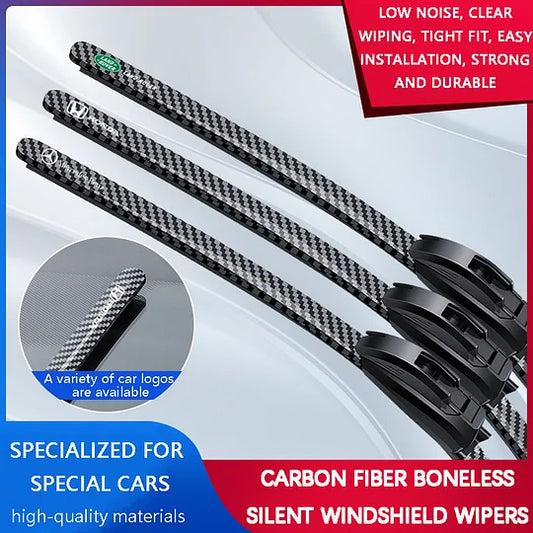 🌈 Ștergătoare de parbriz silențioase din fibră de carbon, fără os - Fă-ți călătoria elegantă, silențioasă și confortabilă!
