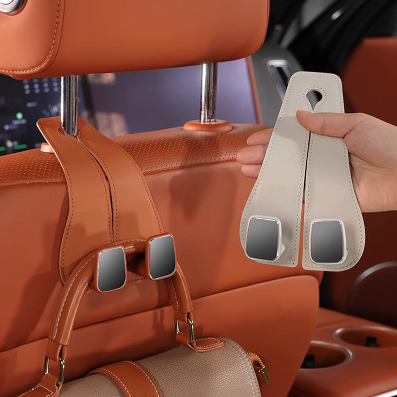Cârlig premium pentru scaun auto LUXHOOK – Personalizare logo și economie de spațiu