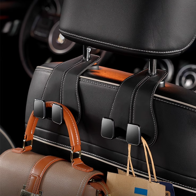 Cârlig premium pentru scaun auto LUXHOOK – Personalizare logo și economie de spațiu