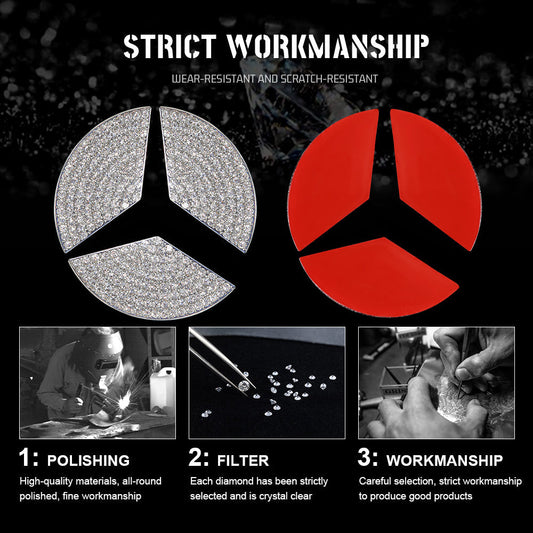 Autocolant volan cristal