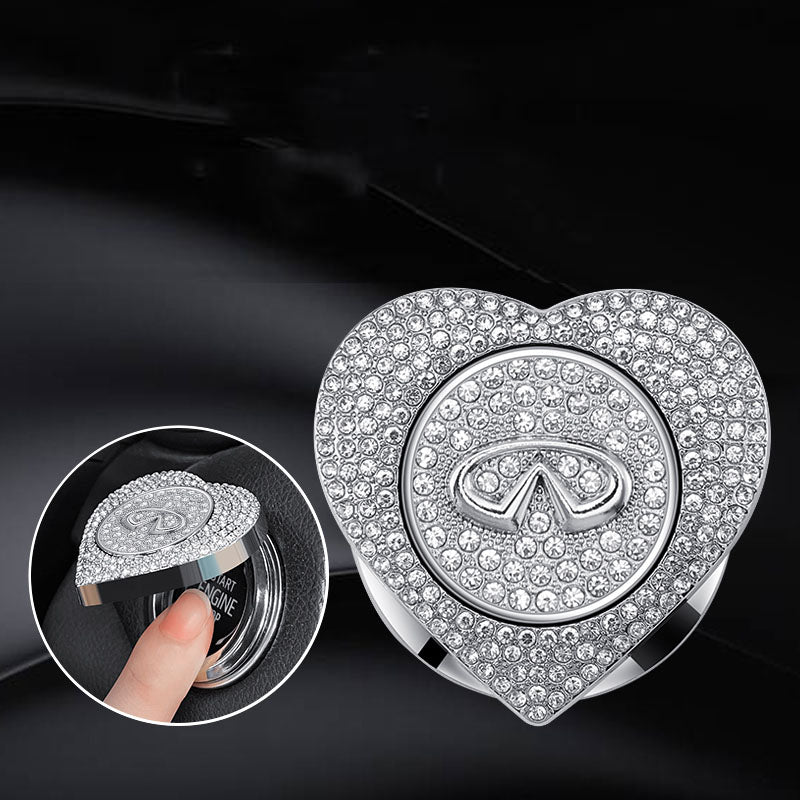 Promoție 2025🔥Carcasă de protecție cu pornire cu un singur buton, incrustată cu diamante