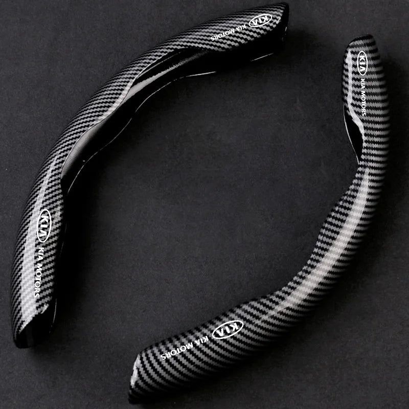 🔥Huse noi universale pentru volan din fibră de carbon (2 buc)❗Compatibile cu toate modelele