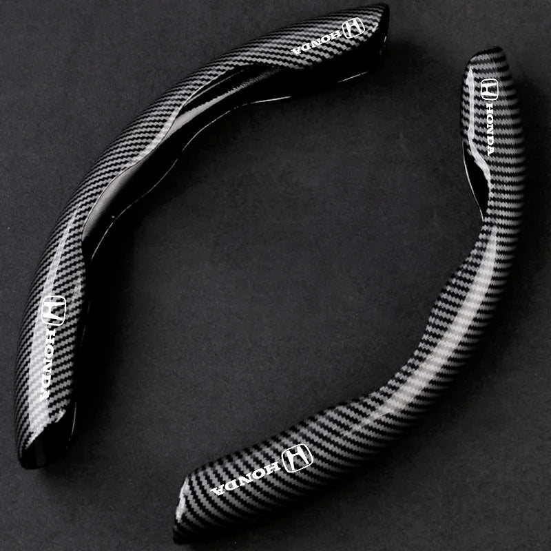 🔥Huse noi universale pentru volan din fibră de carbon (2 buc)❗Compatibile cu toate modelele