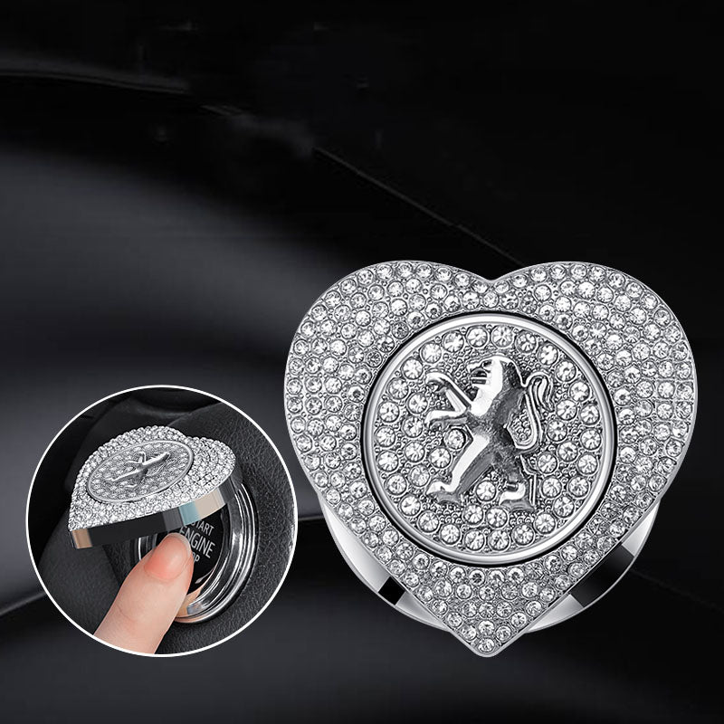 Promoție 2025🔥Carcasă de protecție cu pornire cu un singur buton, incrustată cu diamante