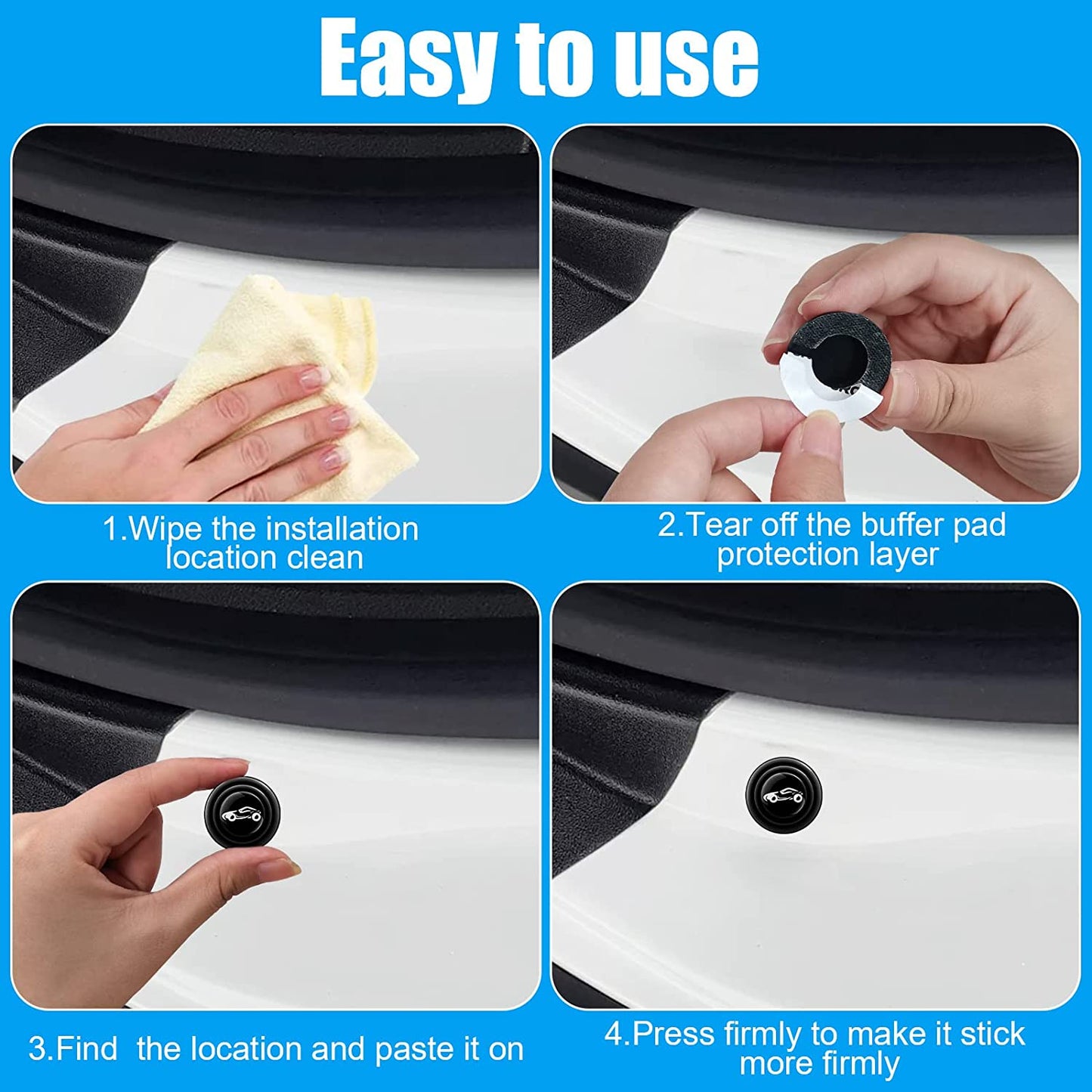 Pernă dublă pentru ușă auto cu șină dublă, cu elasticitate ridicată ✨20 buc.✨