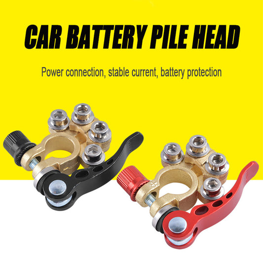 Conector cu clemă de eliberare rapidă pentru baterie auto din alamă îngroșată