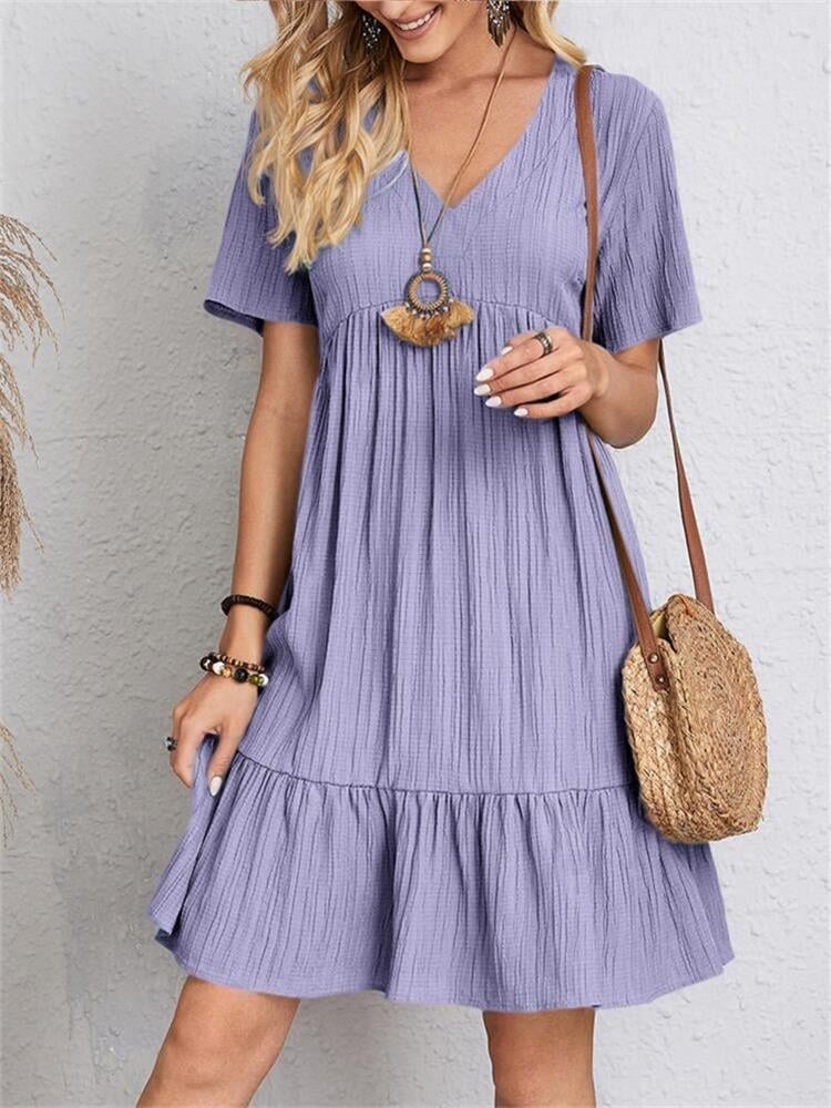 Rochie de dama in stil vintage cu decolteu in V