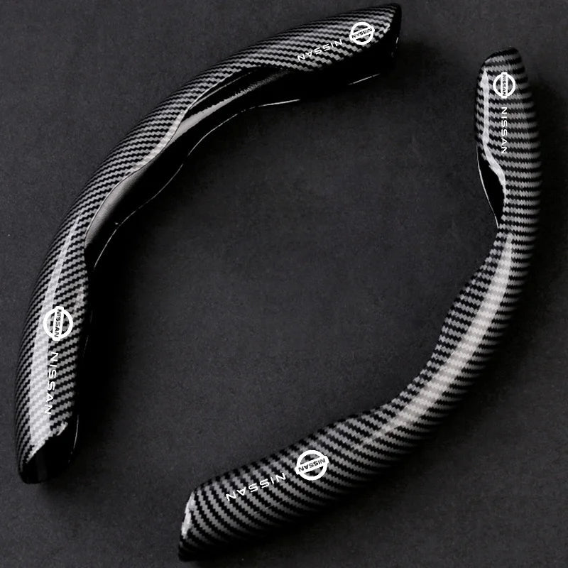 🔥Huse noi universale pentru volan din fibră de carbon (2 buc)❗Compatibile cu toate modelele
