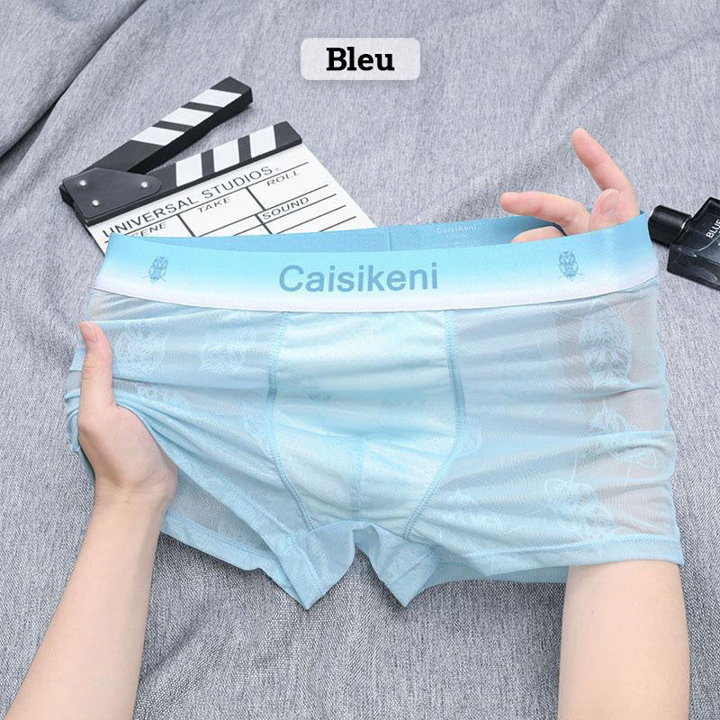 🎁Cumpărați 1 și primiți 2 gratuit 🎁 Boxer pentru bărbați, răcoritori, respirabili, cu talie elastică