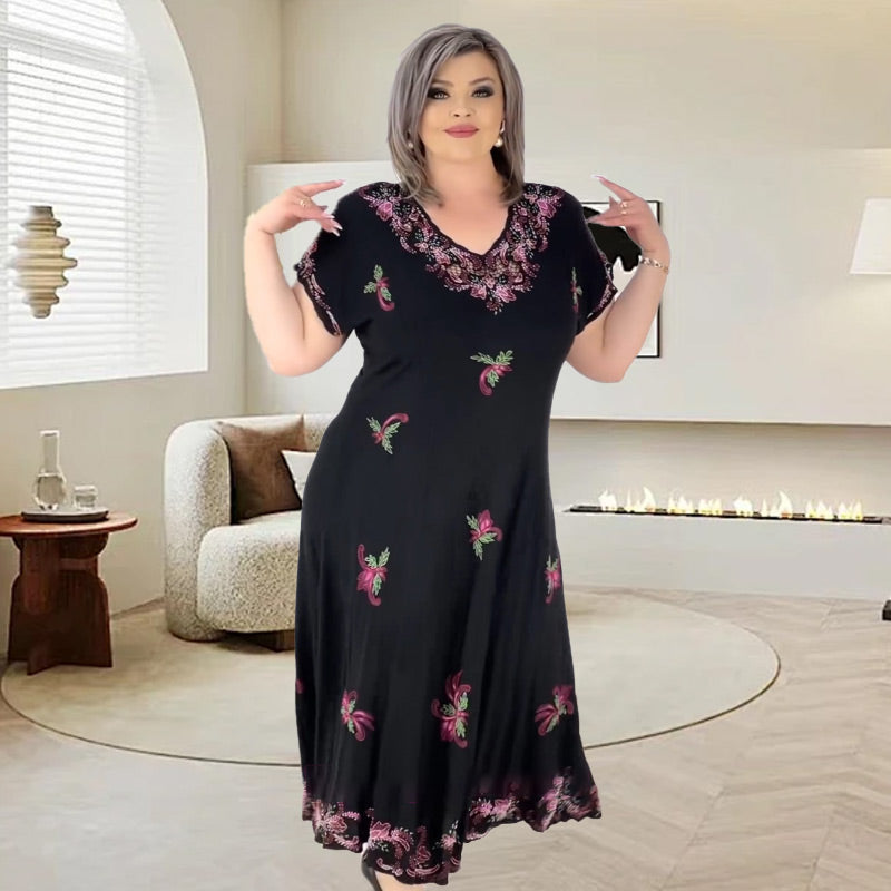 🌺Rochie cu decolteu în V pentru femei