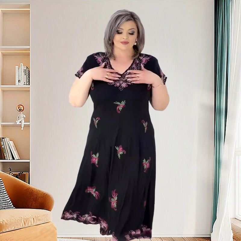 🌺Rochie cu decolteu în V pentru femei