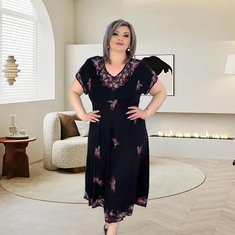 🌺Rochie cu decolteu în V pentru femei