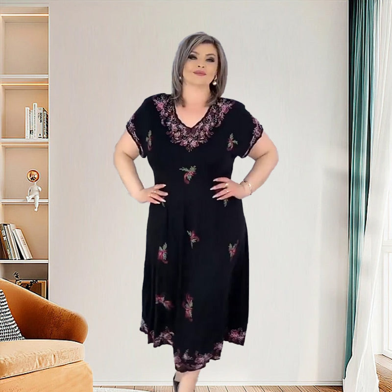 🌺Rochie cu decolteu în V pentru femei