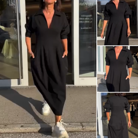 💕Rochie neagră temperamentală