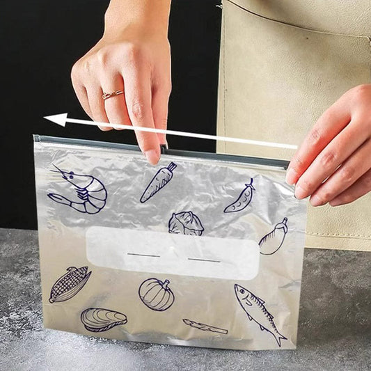 ✨ Pungi de depozitare resigilabile din folie de aluminiu reutilizabile