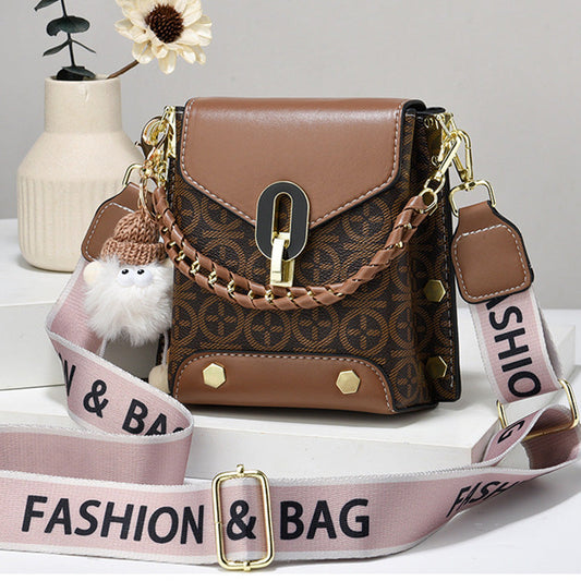 Geantă crossbody din piele la modă pentru femei