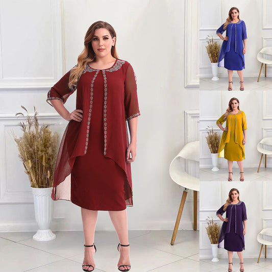 Rochie eleganta de dama plus size