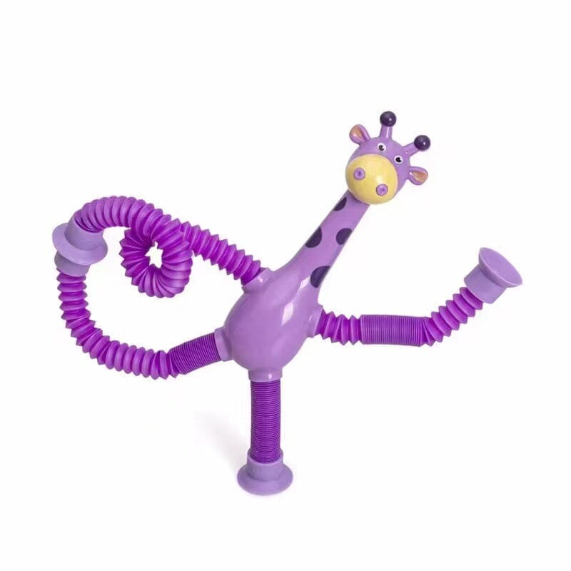 Jucărie de girafă cu ventuză telescopică cu ventuză