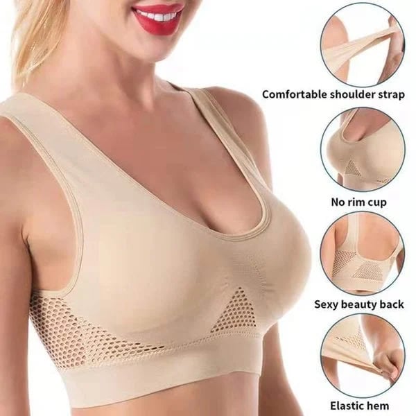 BUY 2 GET 1 FREE🔥Breathable Cool Liftup Air Bra